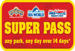 Passes To Gold Coast Theme Parks